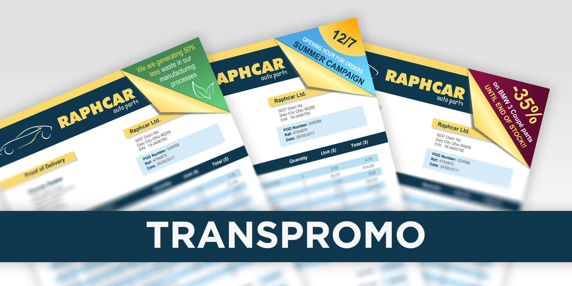 TransPromo se define como la inserción de cualquier contenido de marketing personalizado en los documentos transaccionales